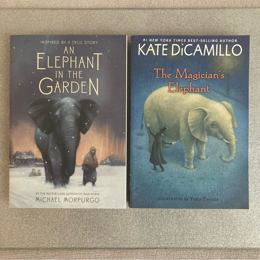 2 Elephant books 🐘